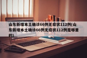 山东新增本土确诊66例无症状112例(山东新增本土确诊66例无症状112例是哪里的)