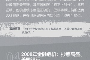 那些年 巴菲特的“逆市神操作”