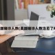 美国确诊人数(美国确诊人数治愈了吗)